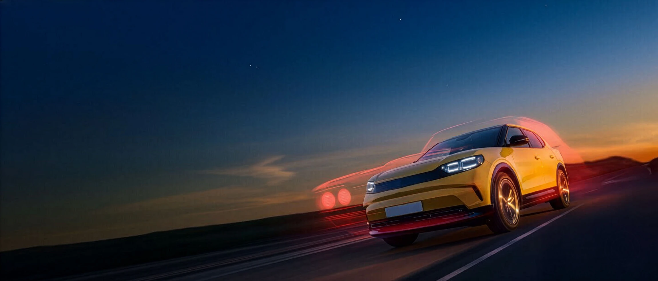 Concessionnaire automobile où un vendeur en costume serre la main d'un client près d'une voiture noire, accompagné de sa compagne souriante